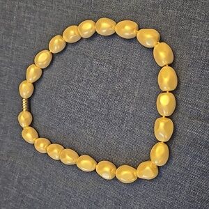 Vintage Faux Stone Choker Necklace with Magnetic Clasp.